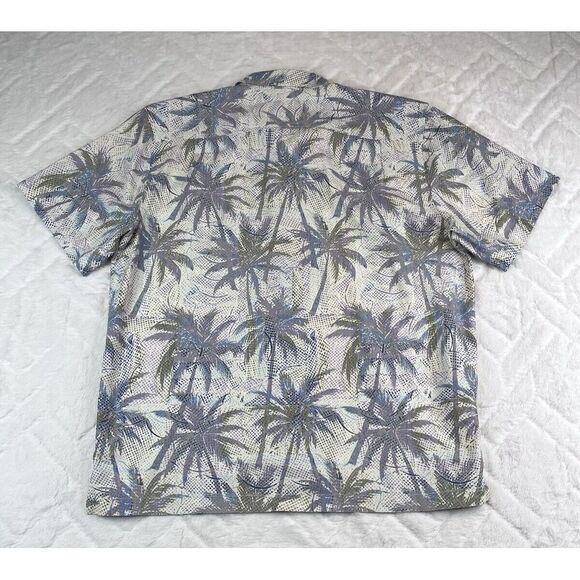 Tommy Bahama IslandZone Palm Exposure Camp Shirt Mens (L) Silk Blend Hawaiin - Picture 3 of 7